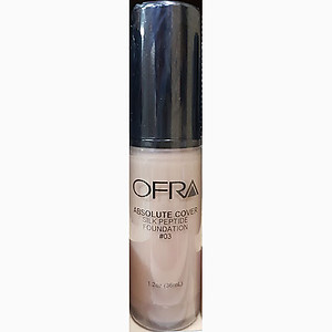 Ofra makeup absolute cover silk peptide foundation no.3 1.2Oz 36ml